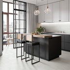 Light Grey Microtec Textured Tile - lifestyle view