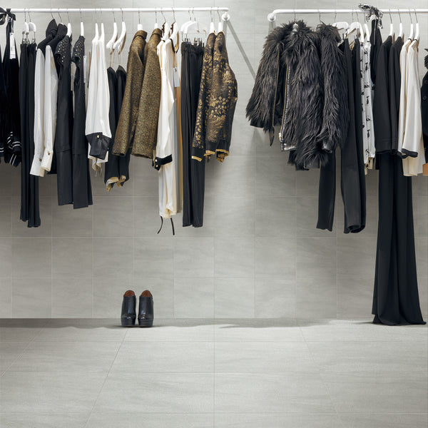 Grey Microtec Textured Tile - lifestyle view
