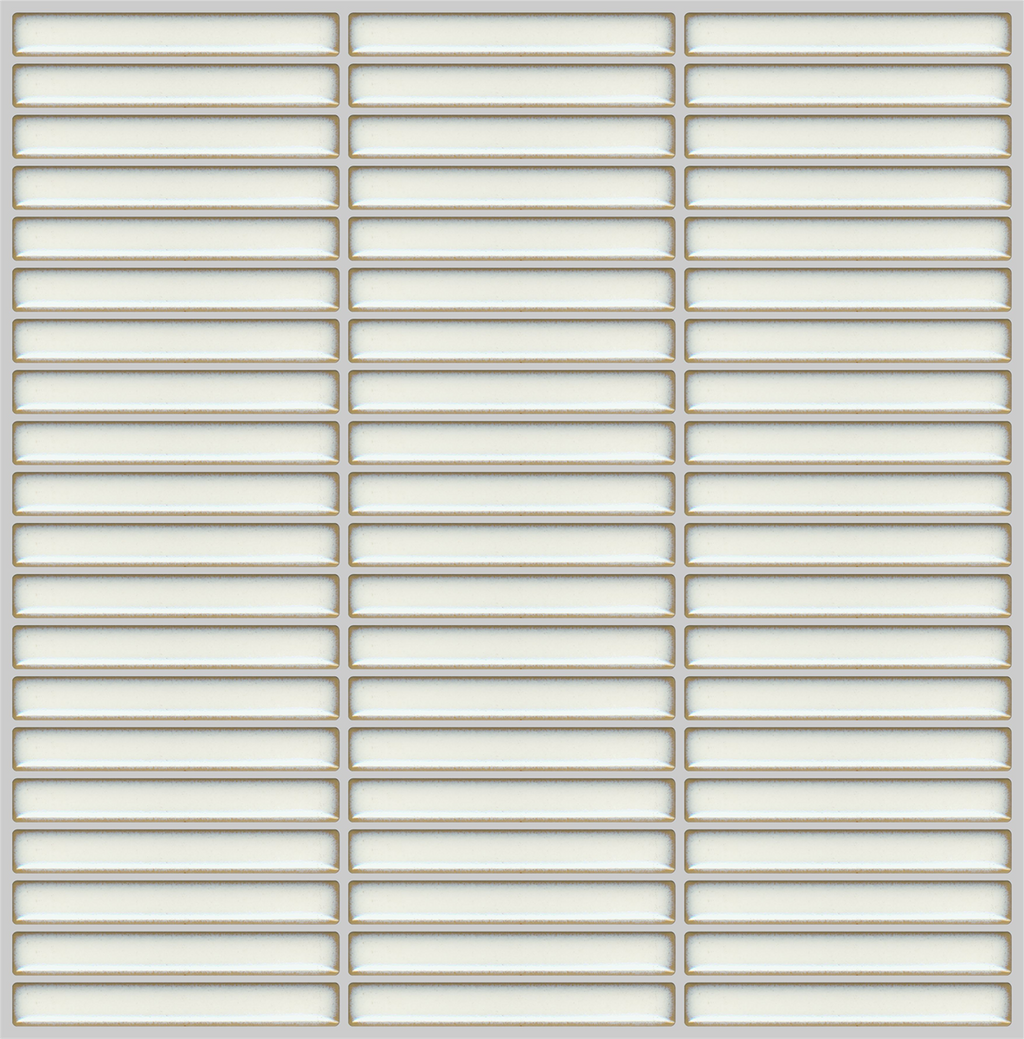 Fire Fingers White Gloss Mosaic