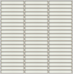 Fire Fingers White Gloss Mosaic