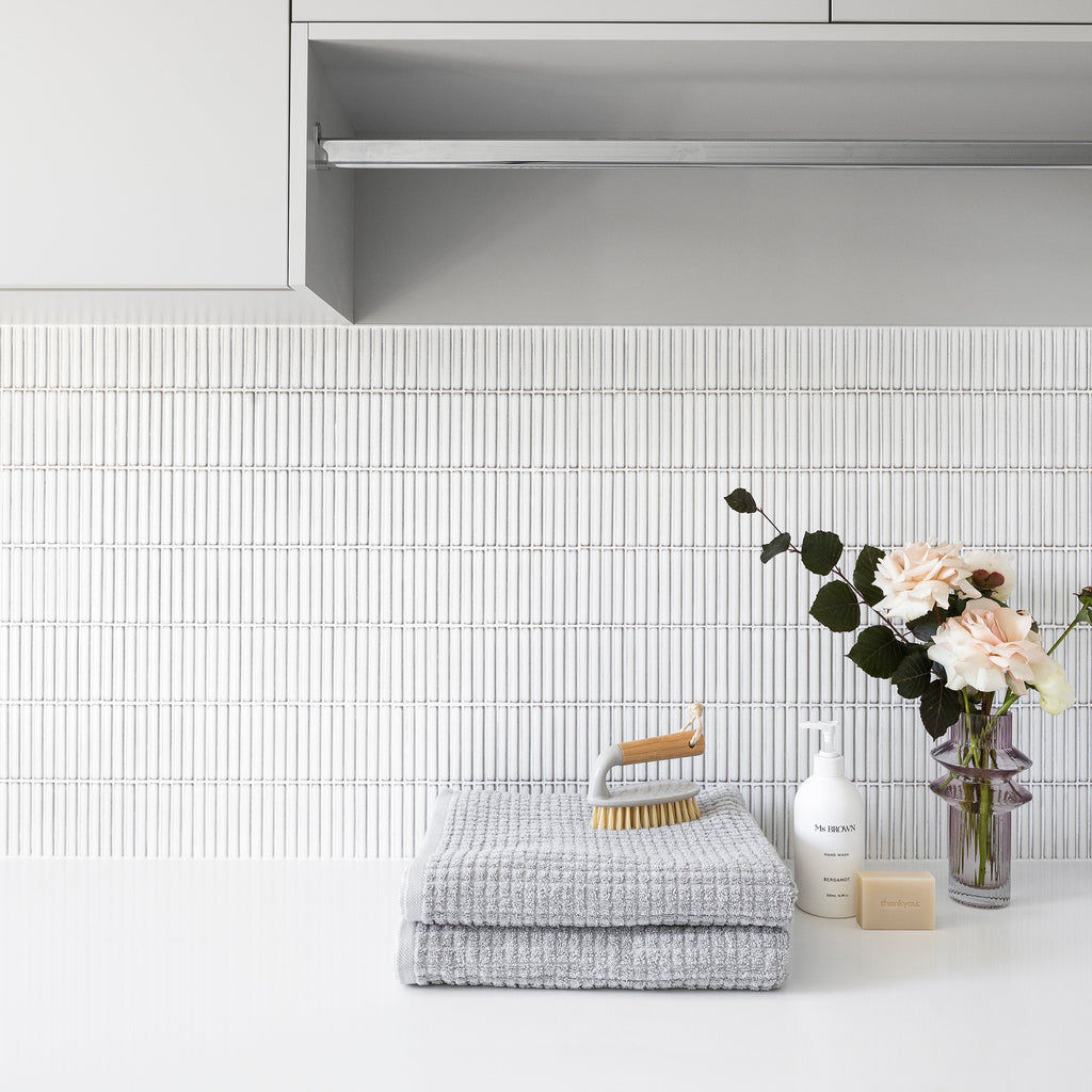 Fingers White Gloss Mosaic - lifestyle view