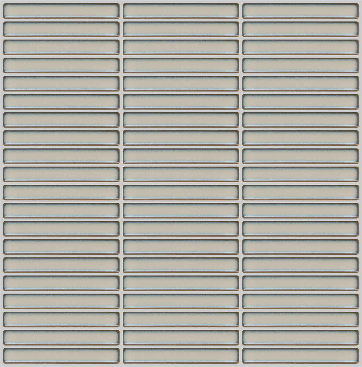 Fingers Linen Gloss Mosaic Tile Sample