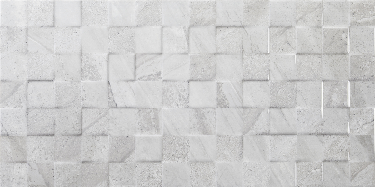 Trekking Sandstone Squared Grey Gloss Tile
