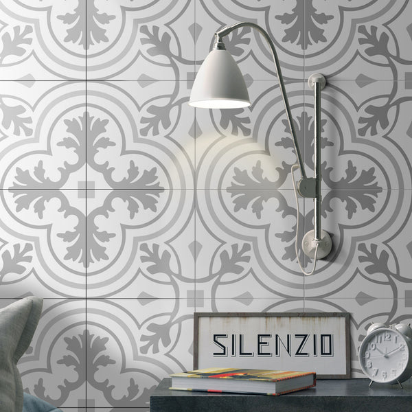 Heritage White Matt Tile - lifestyle view