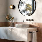 3 Piece Basin Set Matte Black - lifestyle view