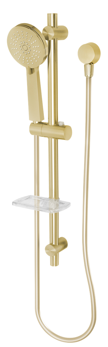 Rail Shower Brushed Gold