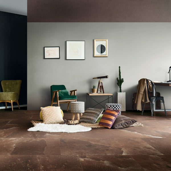 Old Lace Matt Unglazed Tile - lifestyle view