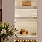 Chalk Structured Matt Tile - lifestyle view