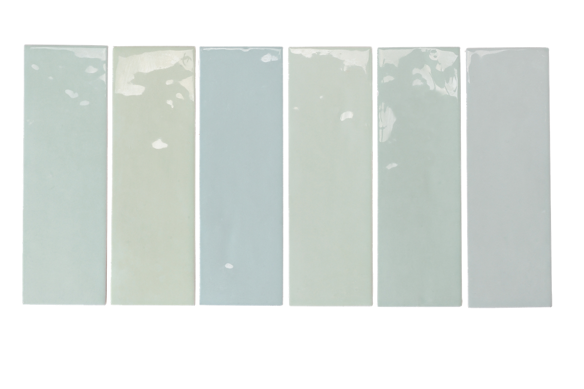 Mint Structured Gloss Tile