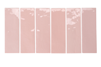 Pink Structured Gloss Tile
