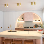 Pink Structured Gloss Tile - lifestyle view