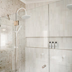White Structured Gloss Tile - lifestyle view