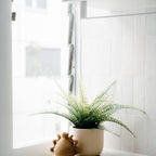 White Structured Gloss Tile - lifestyle view