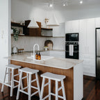 White Structured Gloss Tile - lifestyle view