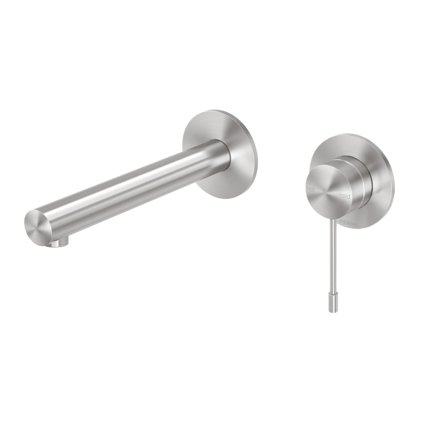Wall Basin Set Curved 180 Stainless Steel