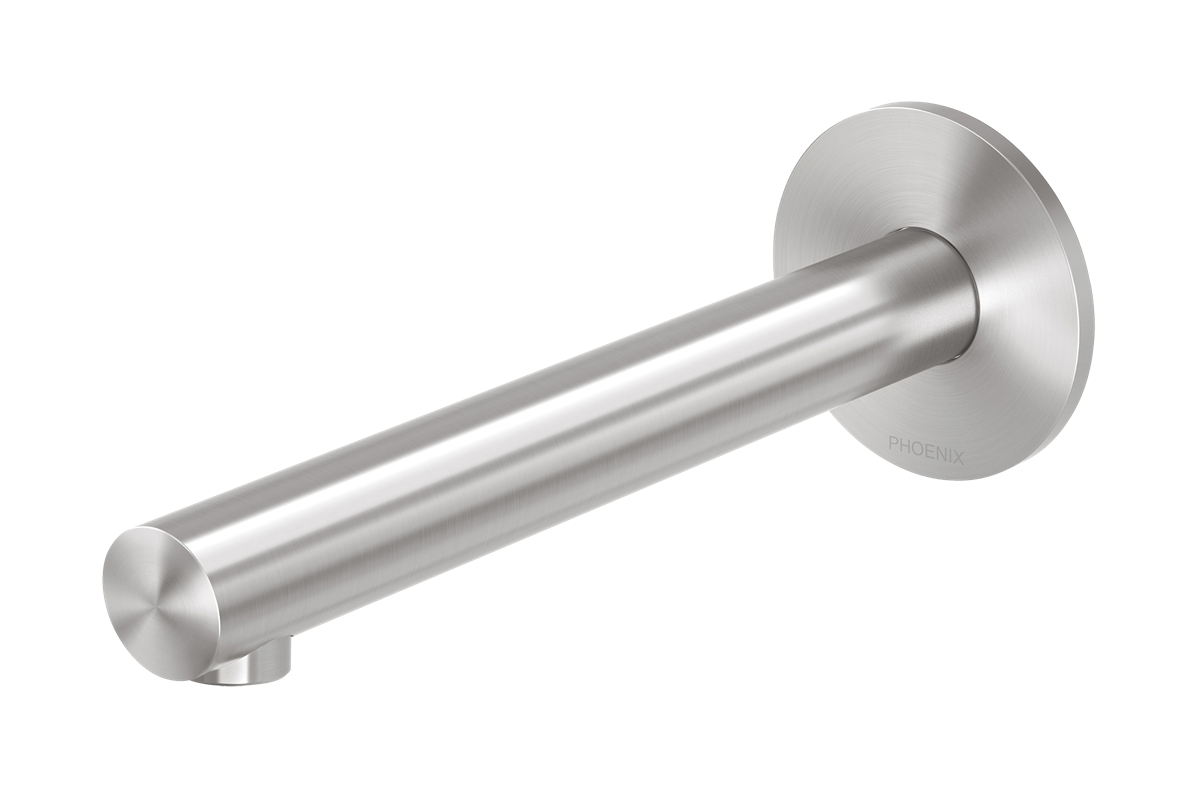 Basin Outlet Curved 180 Stainless Steel
