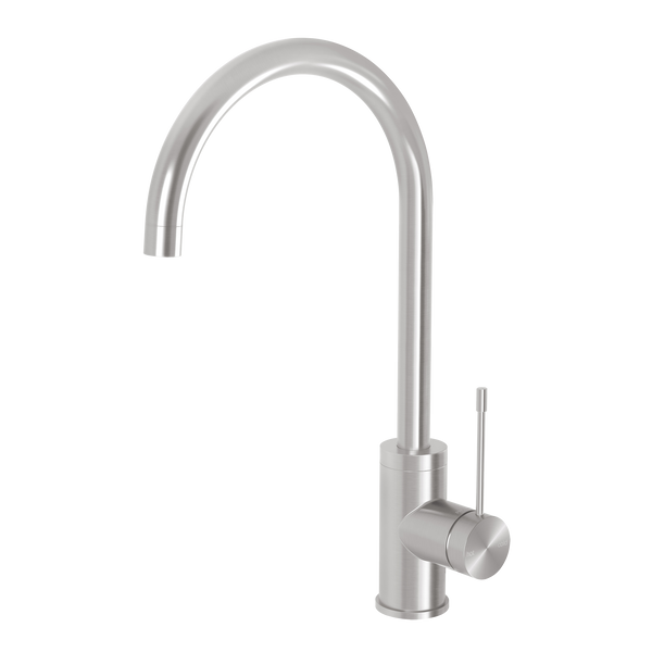 Sink Mixer Gooseneck 200 Stainless Steel