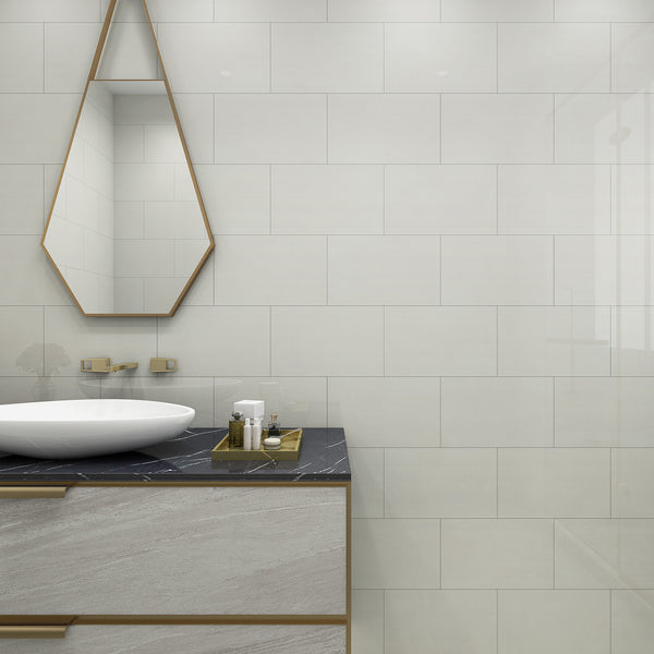 White Gloss Tile - lifestyle view