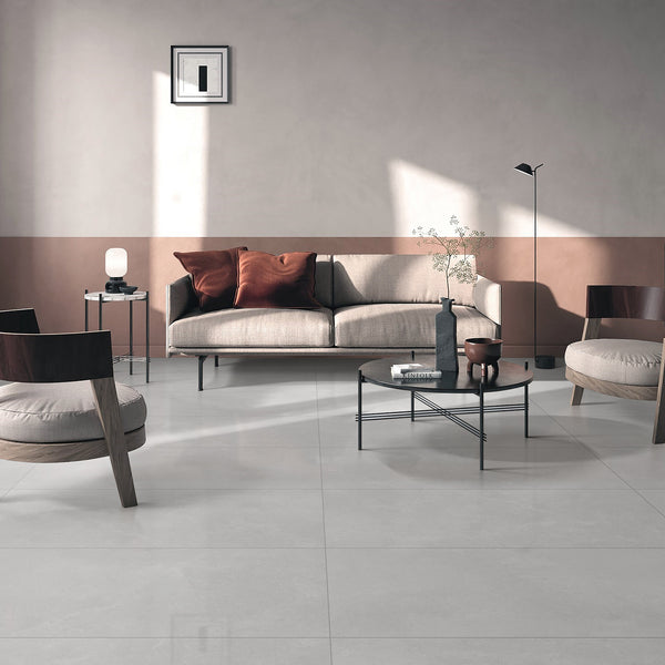 White Silk Tile - lifestyle view