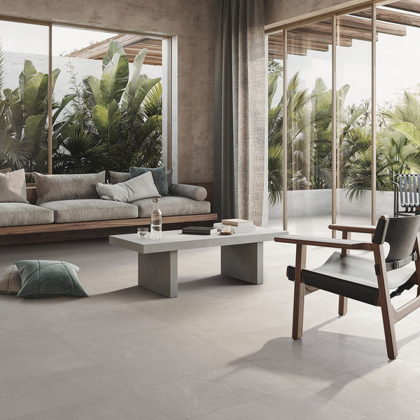 White Silk Tile - lifestyle view