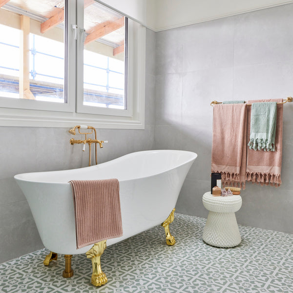 Palm Springs Green Matt Tile - lifestyle view
