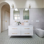 Palm Springs Green Matt Tile - lifestyle view
