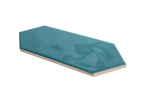 Boulevard-Picket Teal Picket Structured Gloss Tile