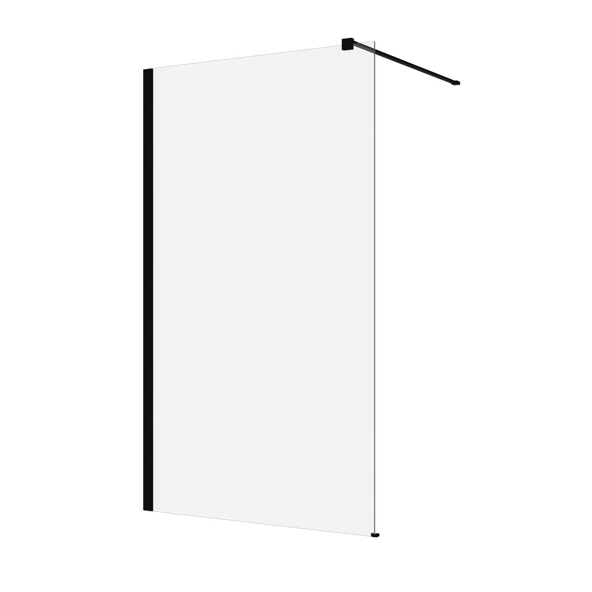 Single Entry Screen Frameless 960X2000 Black