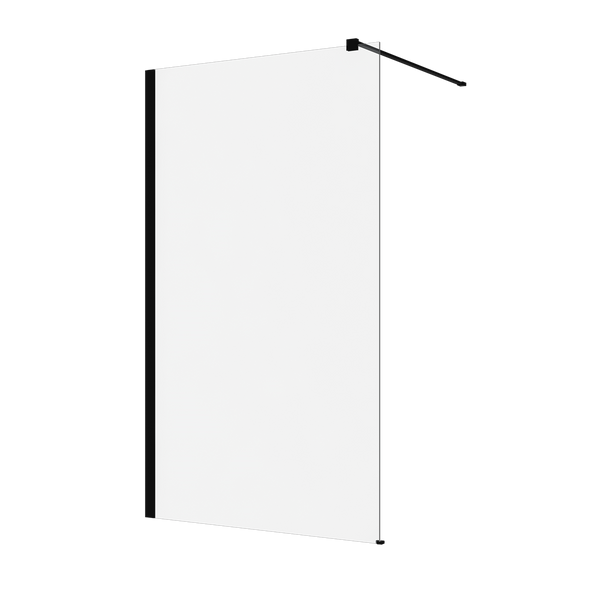 Single Entry Screen Frameless 1160X2000 Black