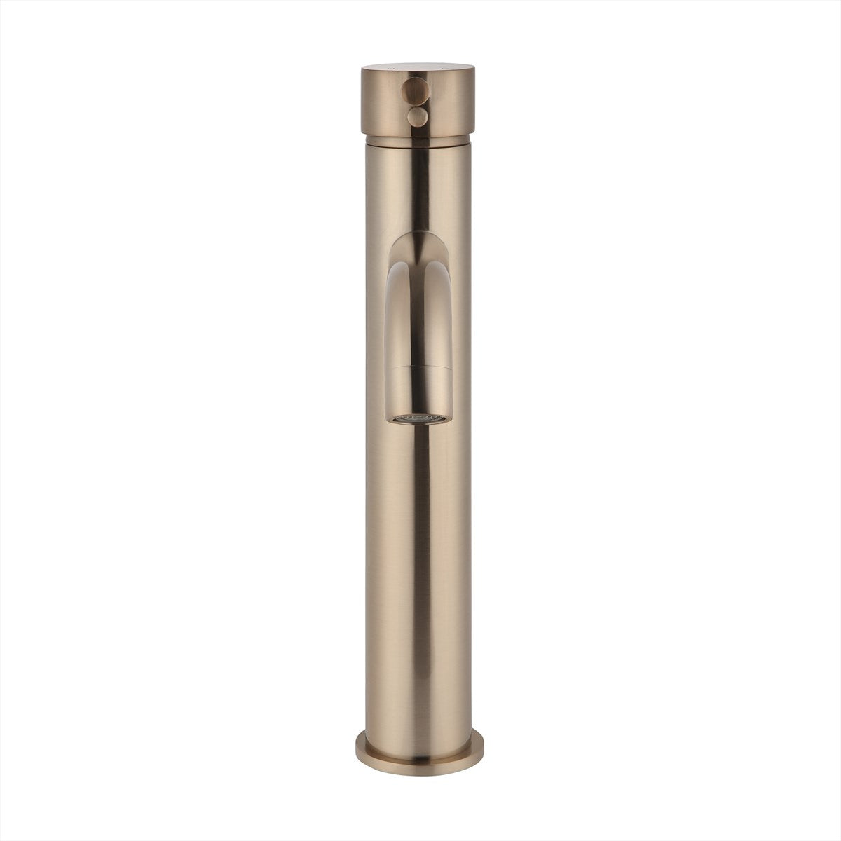 Vessel Courved Basin Mixer Champagne