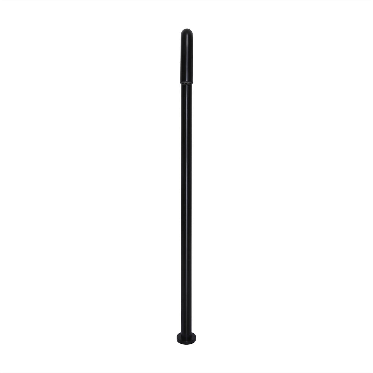 Floor Mounted Bath Mixer Curved Matte Black