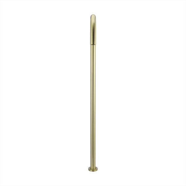 Floor Mounted Bath Mixer Curved Tiger Bronze