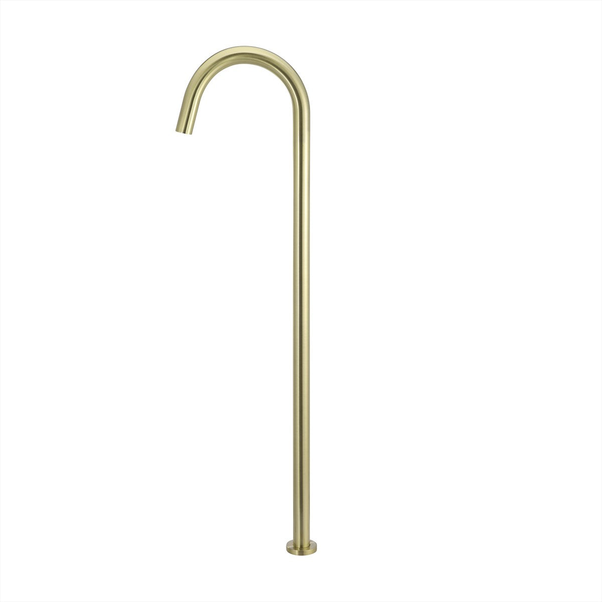 Floor Mounted Bath Mixer Curved Tiger Bronze