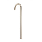 Floor Mounted Bath Mixer Curved Champagne