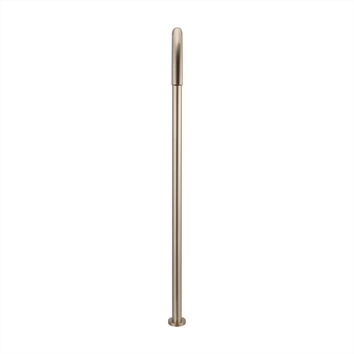 Floor Mounted Bath Mixer Curved Champagne