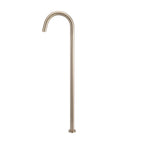 Floor Mounted Bath Mixer Curved Champagne