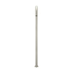 Floor Mounted Bath Mixer Curved Brushed Nickel