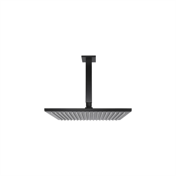 Overhead Ceiling Shower 200 Matte Black