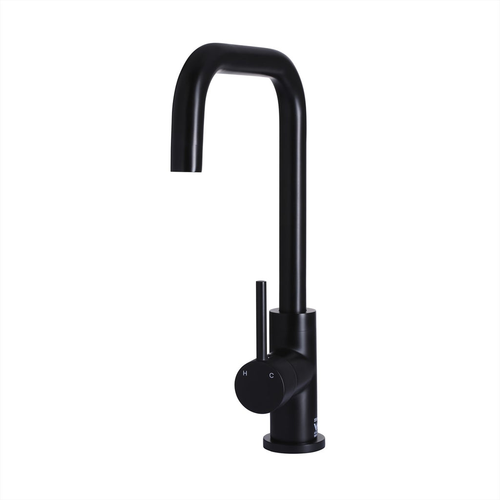 Sink Mixer Square Neck 229 Matte Black