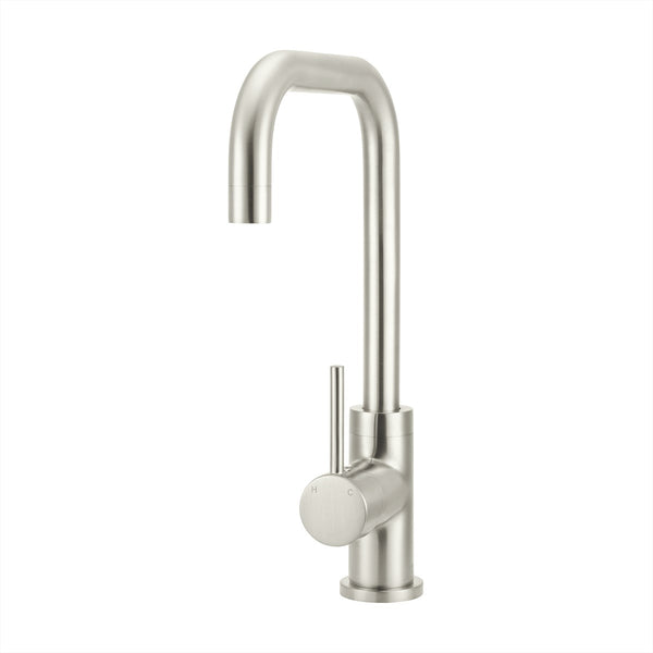 Sink Mixer Square Neck 229 Brushed Nickel