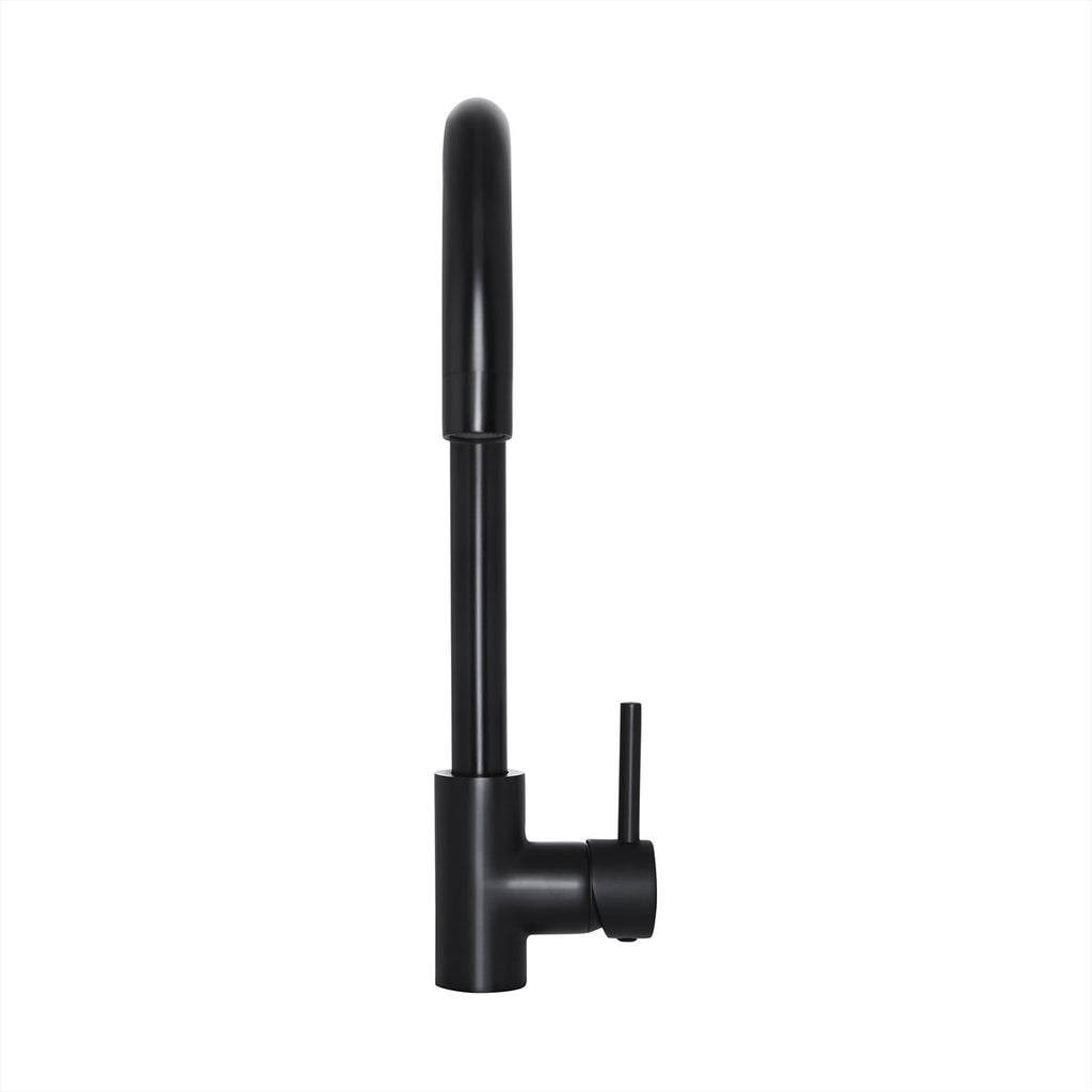 Sink Mixer Gooseneck 210 Matte Black