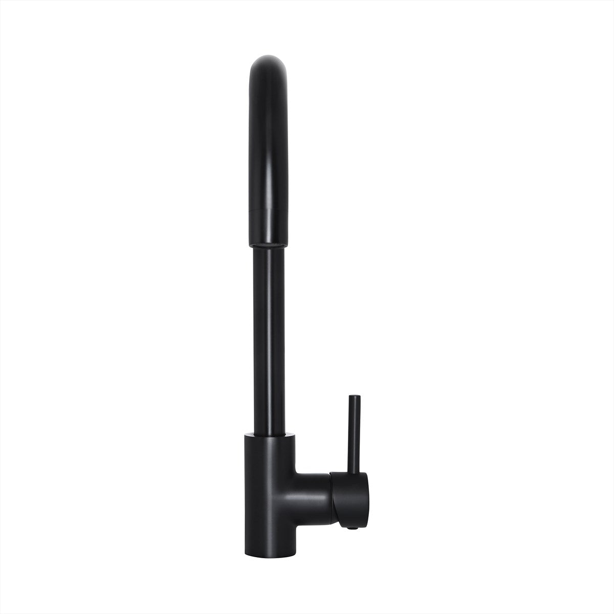 Sink Mixer Gooseneck 210 Matte Black