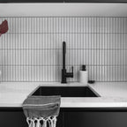 Sink Mixer Gooseneck 210 Matte Black - lifestyle view