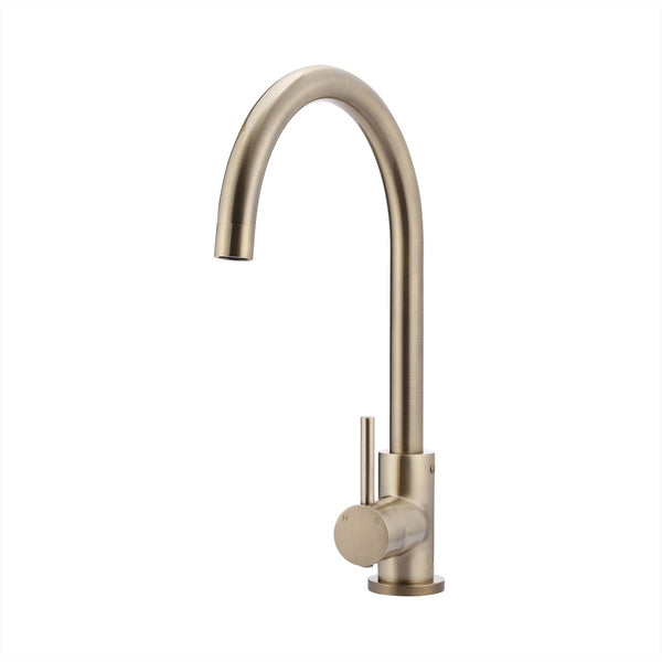 Sink Mixer Gooseneck 210 Champagne