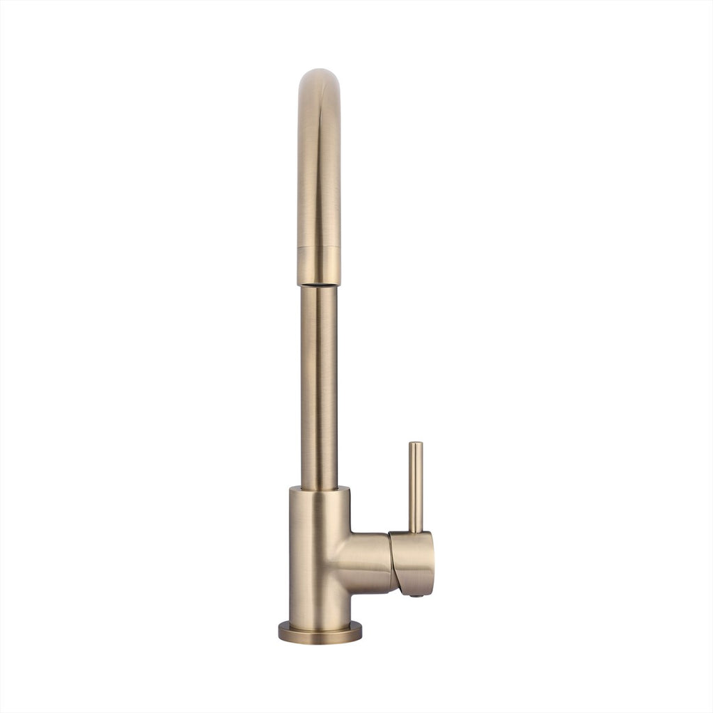 Sink Mixer Gooseneck 210 Champagne