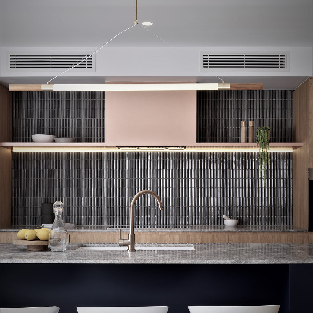 Sink Mixer Gooseneck 210 Champagne - lifestyle view