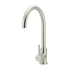 Sink Mixer Gooseneck 210 Brushed Nickel