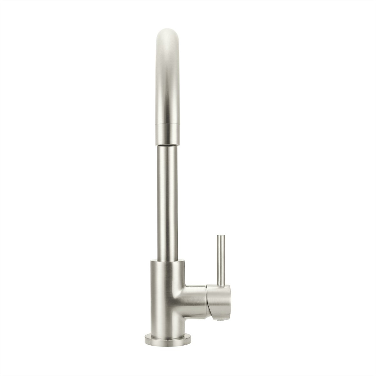 Sink Mixer Gooseneck 210 Brushed Nickel