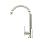 Sink Mixer Gooseneck 210 Brushed Nickel