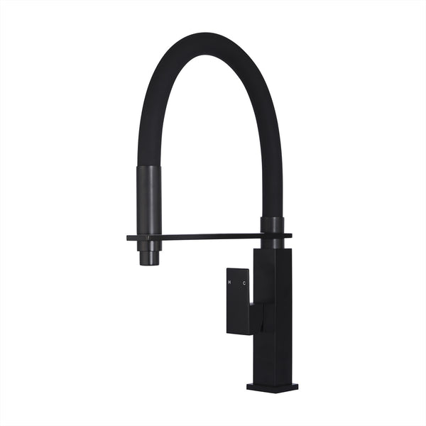 Sink Mixer Pull Out/Pull Down Gooseneck 265 Matte Black